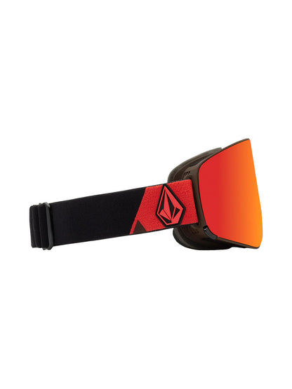 Volcom Odyssey Goggle Orange Brown/Red Chrome + Bonus Lens 2024