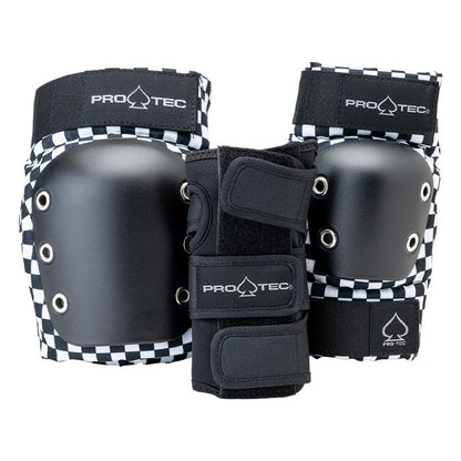 Pro-Tec Adult 3 Pack Pad Set - Checker