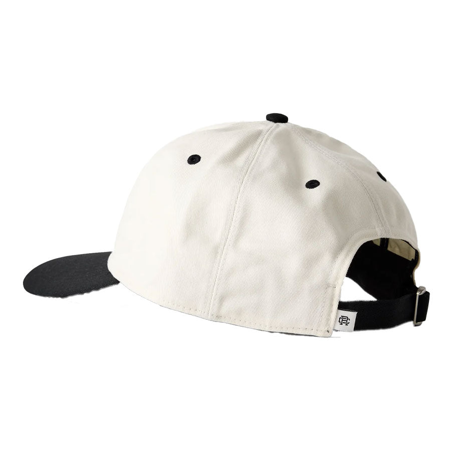 Reigning Champ Chino Twill Colourblock Cap Black/Ivory