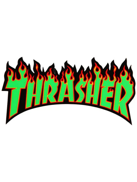 Thrasher Flame Logo Large Sticker