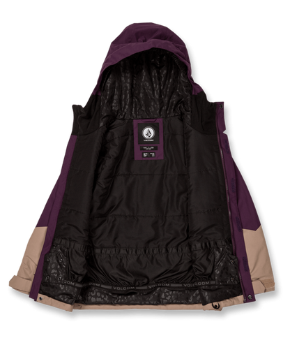 Volcom Kids' Sass'N'Fras Ins Jacket Blackberry 2024