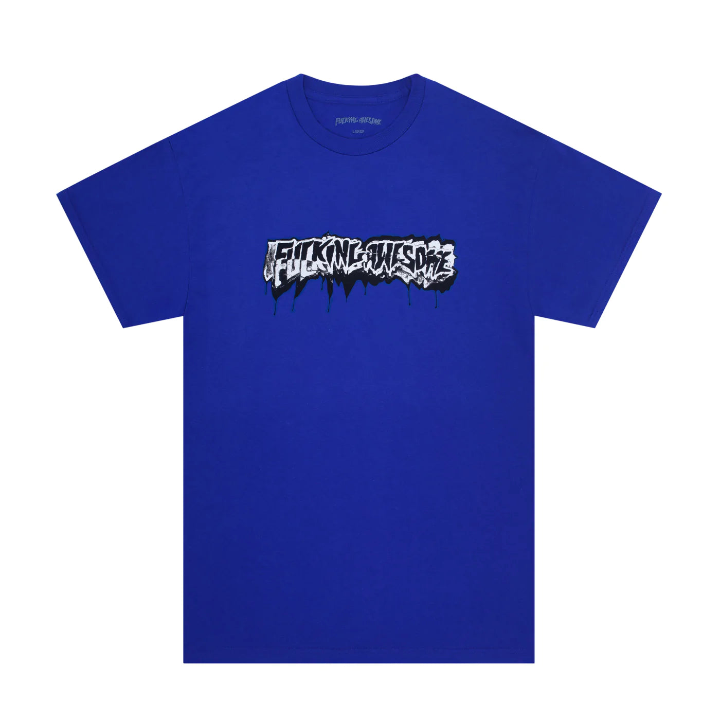 Fucking Awesome Dill Cut-Up Logo T-Shirt Cobalt