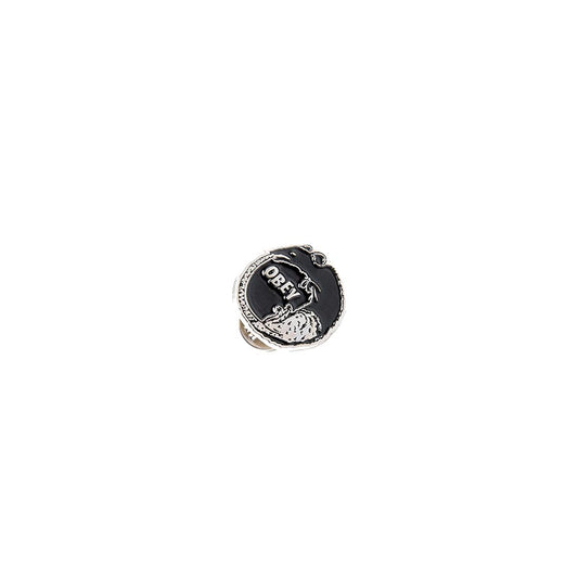 Obey Rats Forever Pin Black