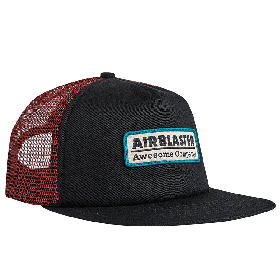 Airblaster Gas Station Trucker Black/Eggplant 2023