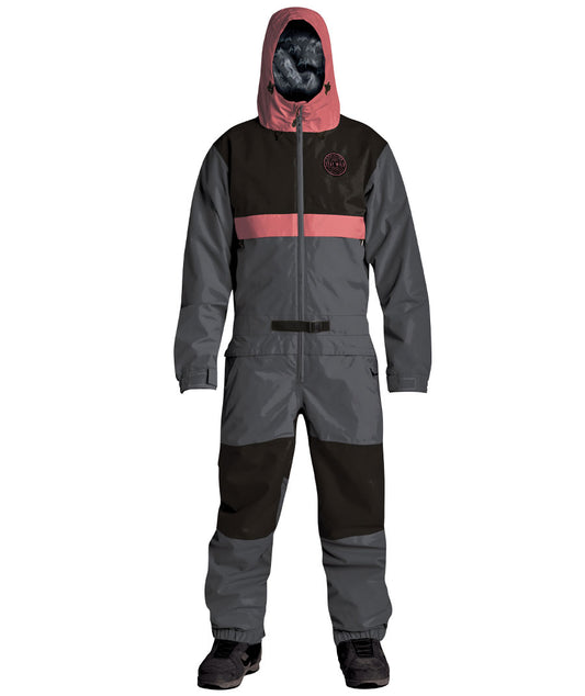 Airblaster Men's Kook Suit Black/Hot Coral 2023