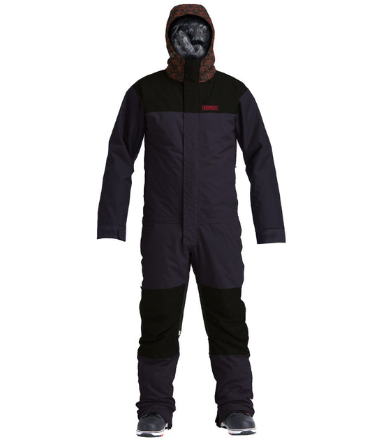Airblaster Men's Stretch Freedom Suit Black/Crimson Terry 2023