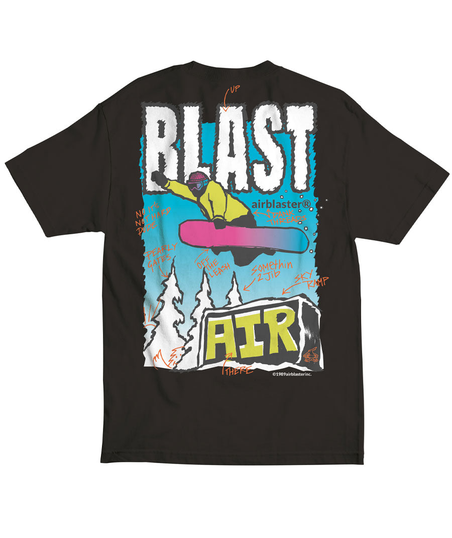 Airblaster Men's Style Correct T-Shirt Black 2023