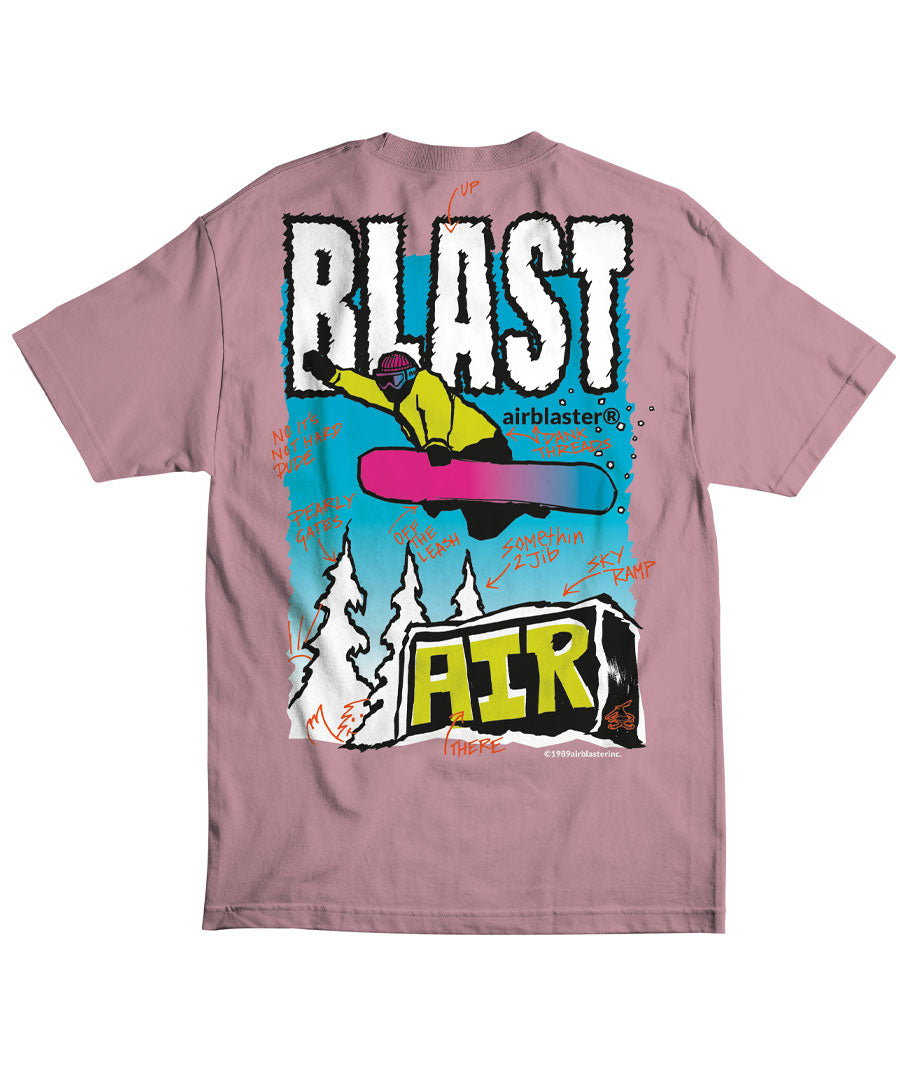 Airblaster Men's Style Correct T-Shirt Petal 2023