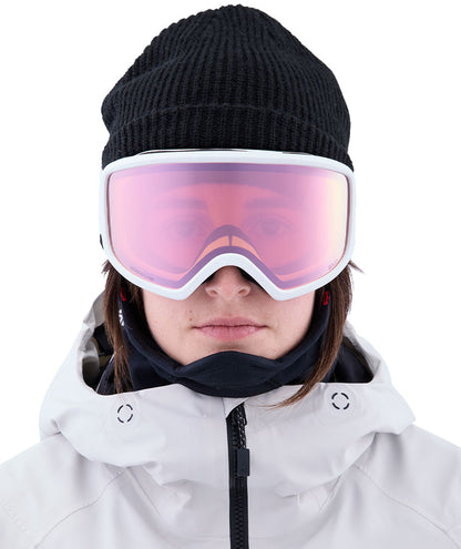 Anon Deringer Goggle White/Perceive Cloudy Pink + Lens 2023