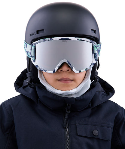 Anon Kids' Relapse Jr. MFI Goggle - Mountains/Silver Amber + Face Mask 2023