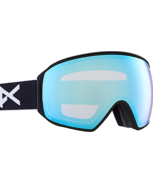 Anon M4 Toric MFI Goggle - Black/Perceive Variable Blue + Lens + MFI® Face Mask 2023