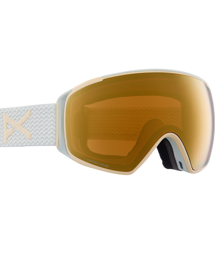 Anon M4S Toric MFI Goggle - Jade/Perceive Sunny Bronze + Lens + MFI® Face Mask 2023