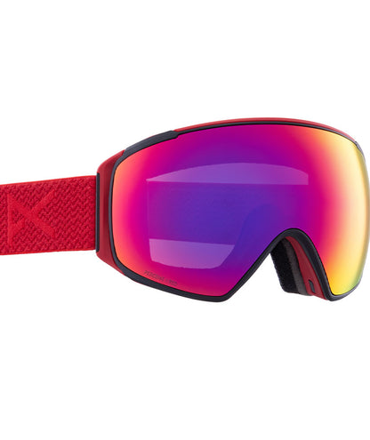 Anon M4S Toric MFI Goggle - Red/Perceive Sunny Red + Lens + MFI® Face Mask 2023