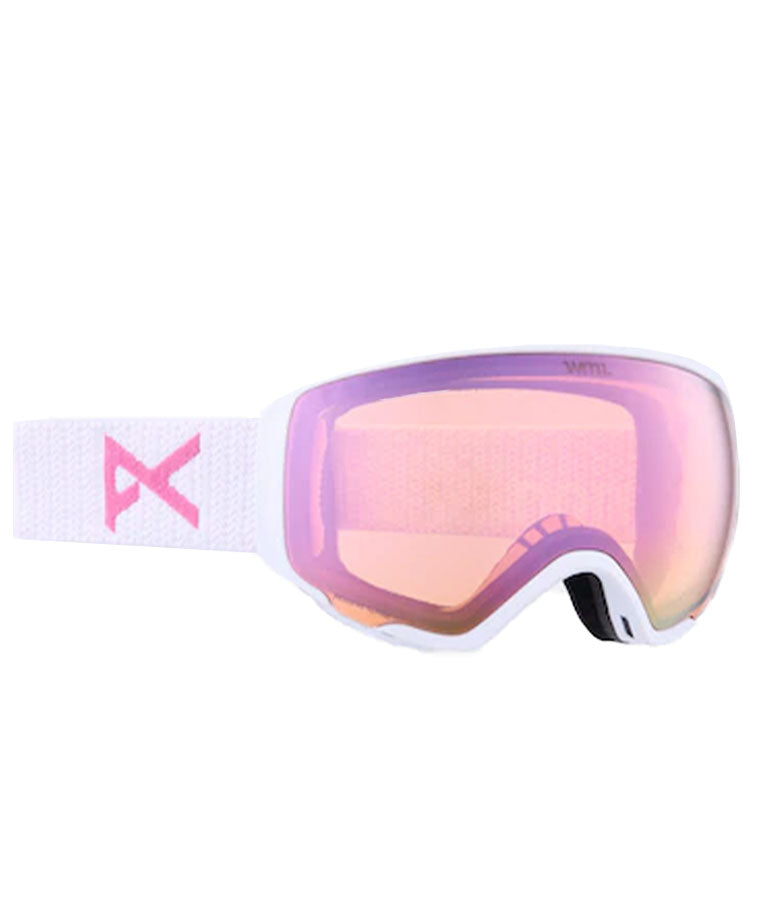 Anon WM1 MFI Goggle White/Perceive Cloudy Pink + Lens 2023