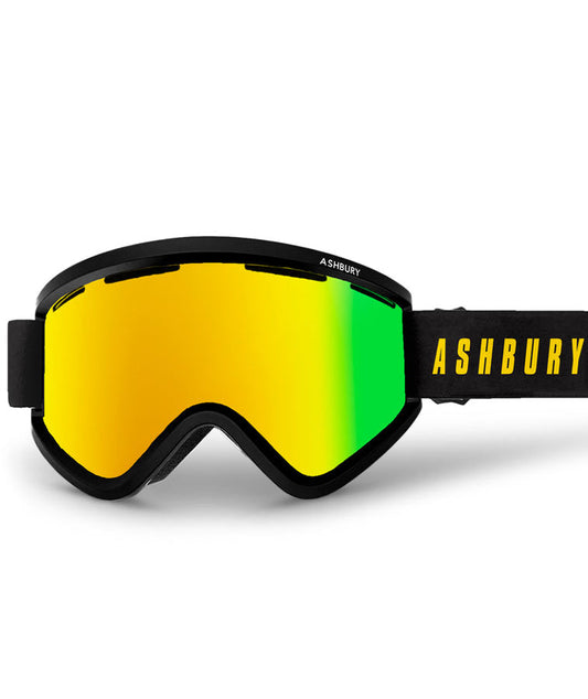 Ashbury Blackbird Goggle - Bank Gold Mirror Lens + Spare Lens 2023