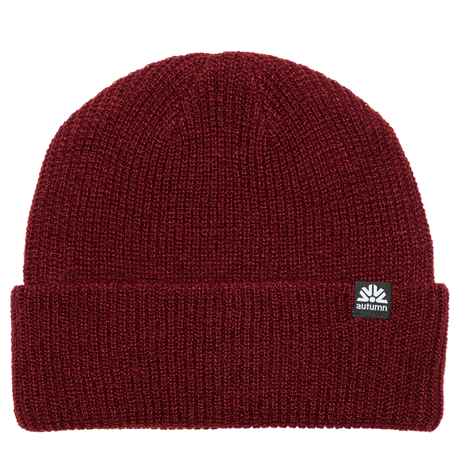 Autumn Simple Beanie Burgundy 2023