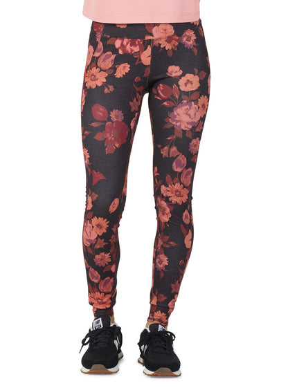 Burton Women's Luxemore Legging True Black Heather Wildflowers