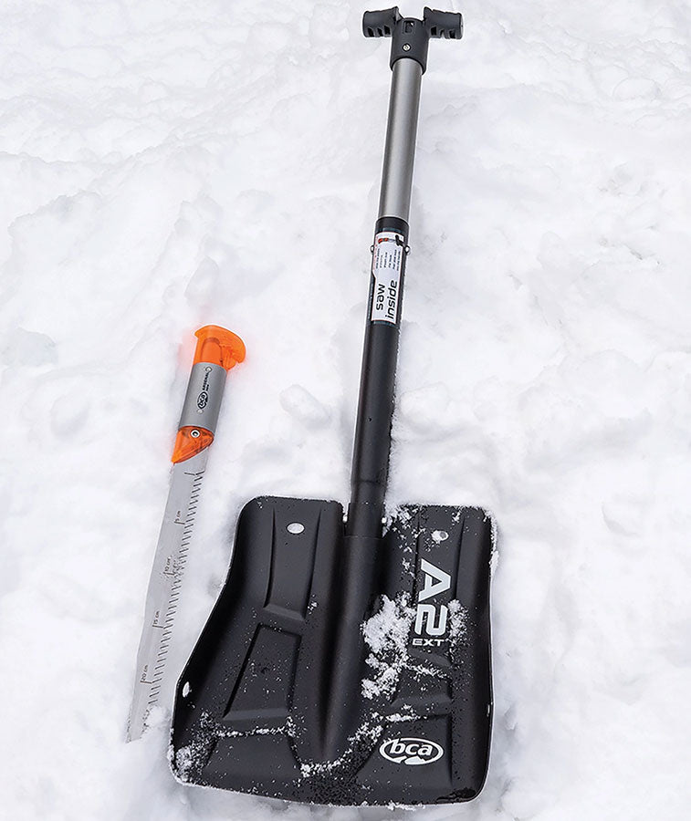 BCA A2EXT Arsenal with 29cm Saw Backcountry Shovel