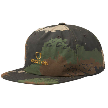 Brixton Alpha Medium Profile Snapback Camo