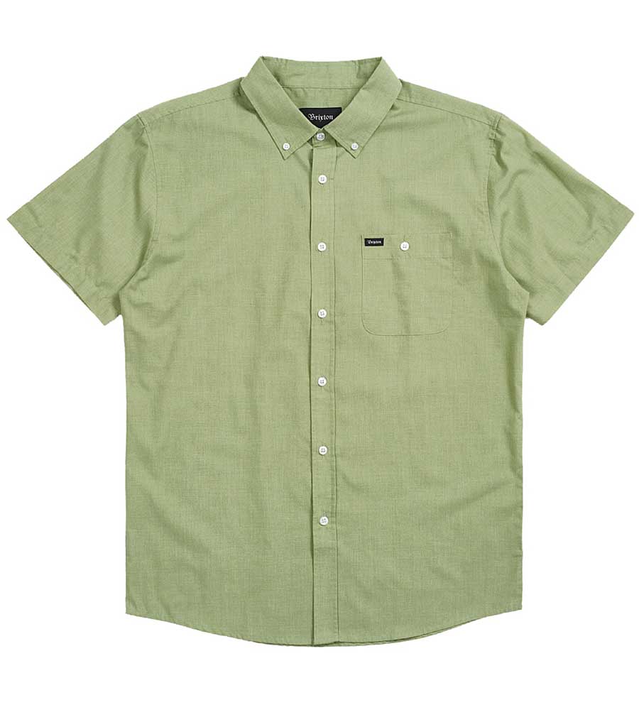 Brixton Central Short Sleeve - Avocado