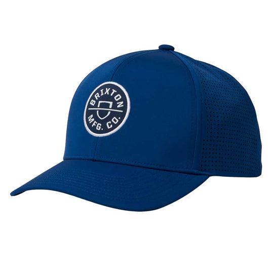 Brixton Crest X MP Snapback - Joe Blue/Joe Blue