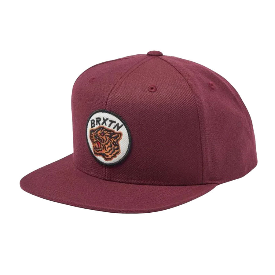 Brixton Kit Medium Profile Snapback Mahogany