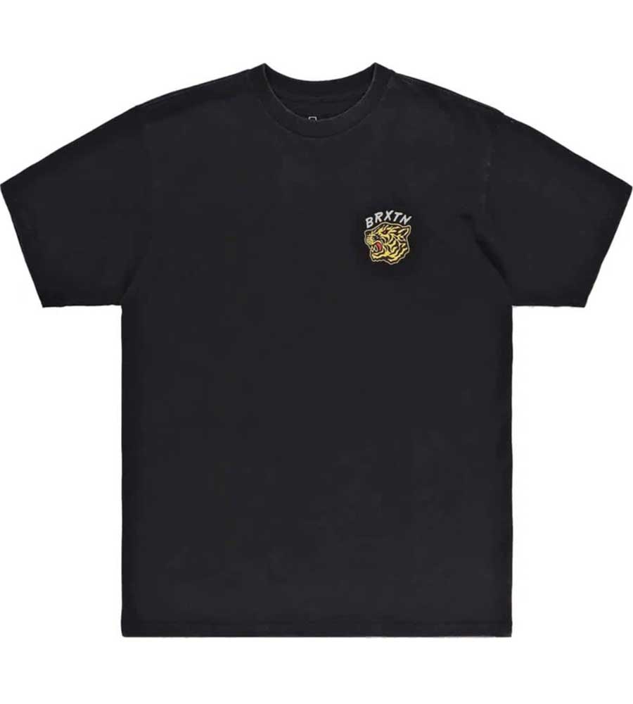 Brixton Kit T-Shirt - Black Worn Wash