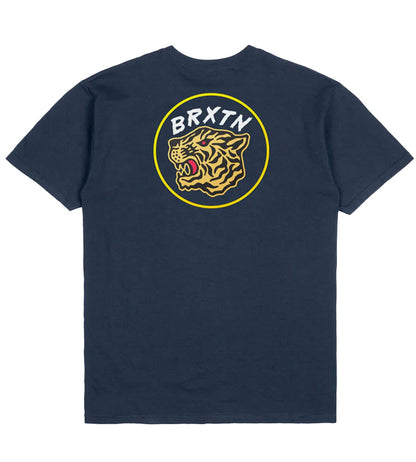 Brixton Kit T-Shirt Moonlit Ocean Worn Wash