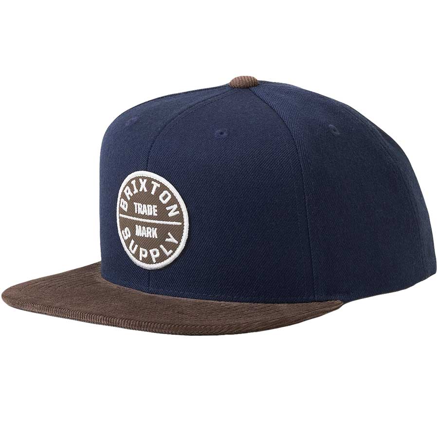 Brixton Oath III Cap - Navy/Deep Brown