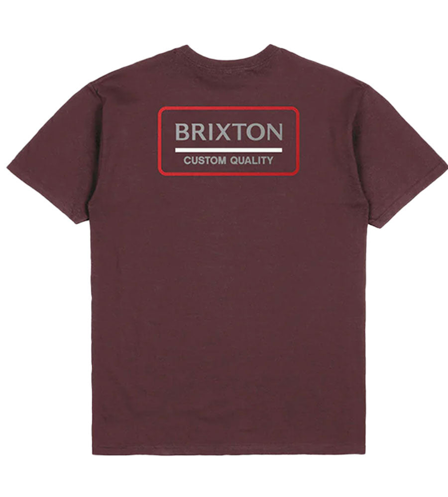 Brixton Palmer Proper T-Shirt Mahogany