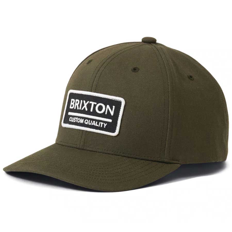 Brixton Palmer Proper X Medium Profile Cap - Military Olive