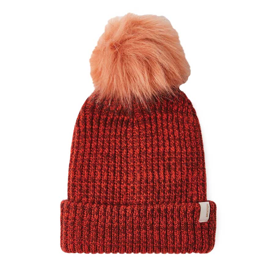 Brixton Women's Alison Beanie Dark Brick/Phoenix Orange