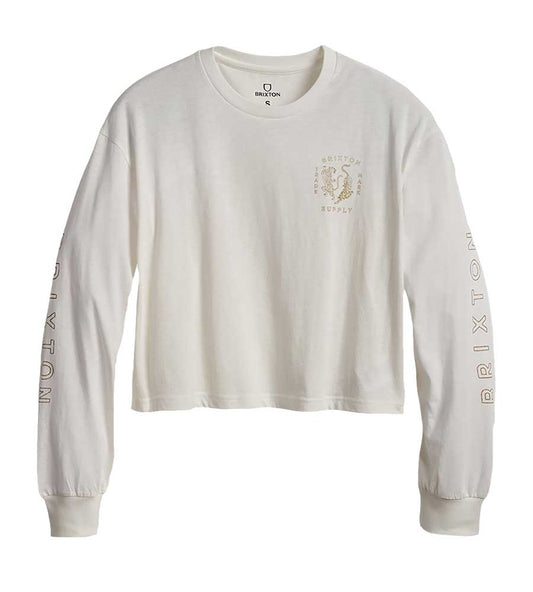 Brixton Women's Wild Cats Long Sleeve T-shirt - Off White