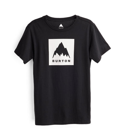 Burton Kids' Classic Mountain High Short Sleeve T-Shirt True Black 2025