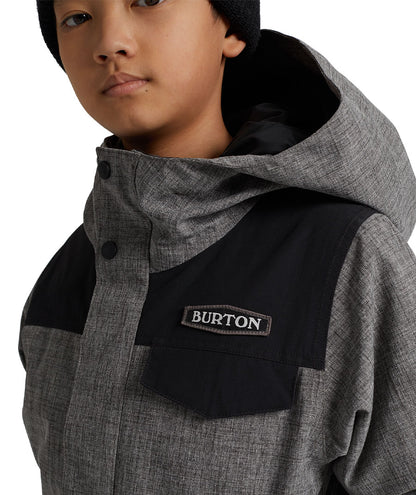 Burton Kids' Dugout Jacket - Bog Heather 2023
