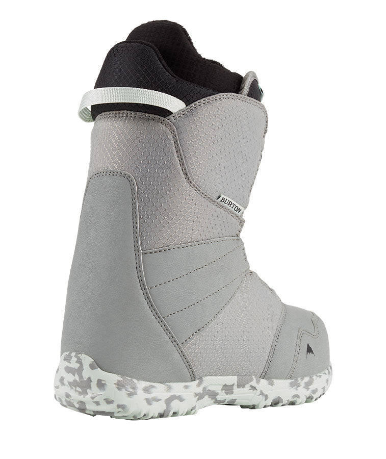 Burton Kids' Zipline BOA Boot Gray/Neo-Mint 2024