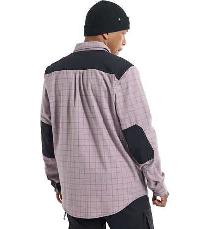 Burton Men's Favorite Flannel Performance Long Sleeve Shirt - Elderberry Performer Plaid 2023