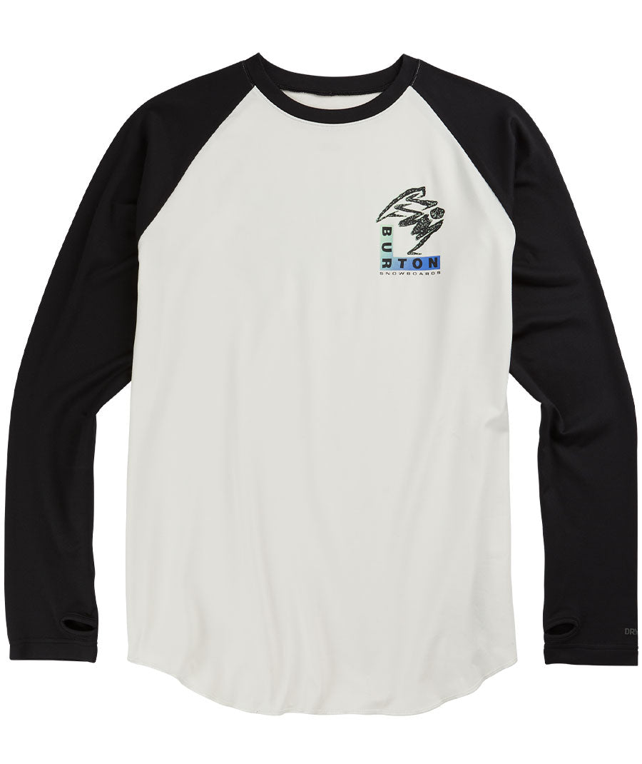 Burton Men's Roadie Base Layer Tech T-Shirt - Stout White/True Black 2023