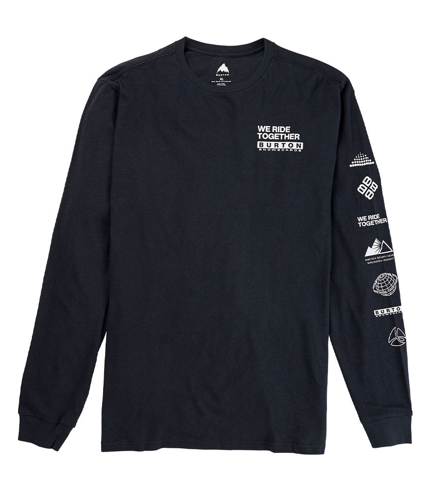 Burton Men's Woodmere Long Sleeve T-Shirt - True Black 2023