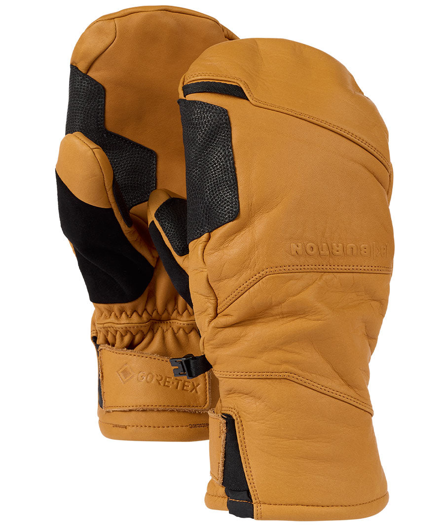 Burton Men's [ak] Clutch Gore-Tex Leather Mittens Honey 2025
