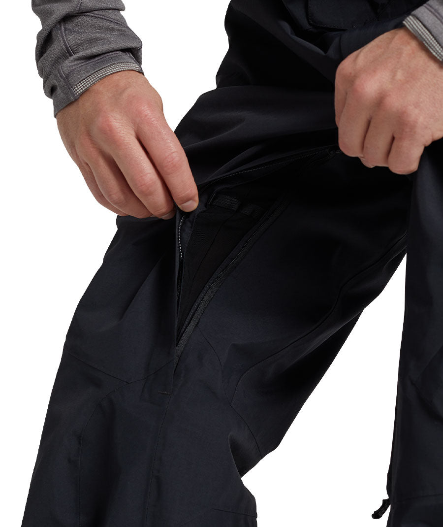 Burton Men's [ak] Cyclic Gore-Tex 2L Bib Pants - True Black 2023
