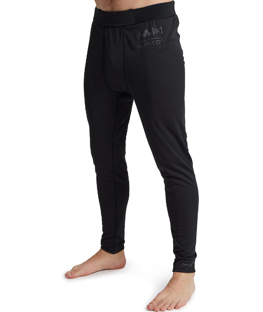 Burton Men's [ak] Helium Power Grid™ Base Layer Pants - True Black 2023