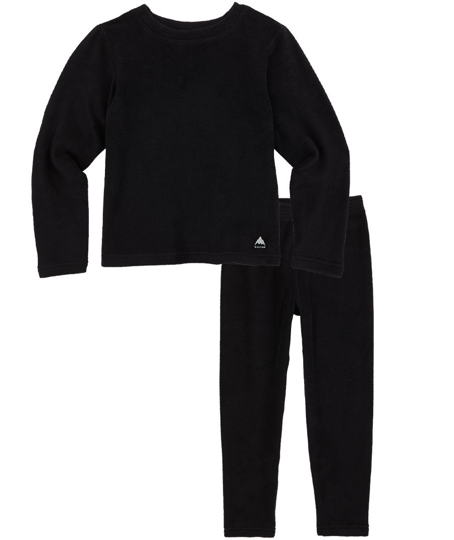 Burton Toddlers' Fleece Base Layer Set True Black 2024