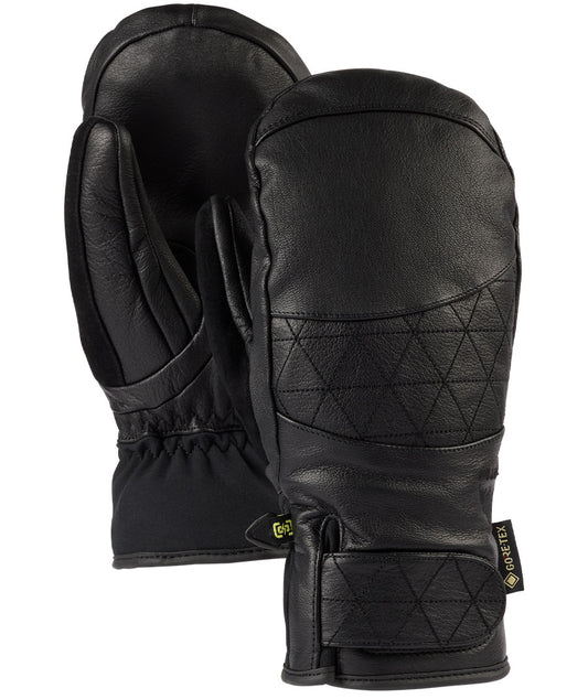 Burton Women's Gondy Gore-Tex Leather Mittens - True Black 2023