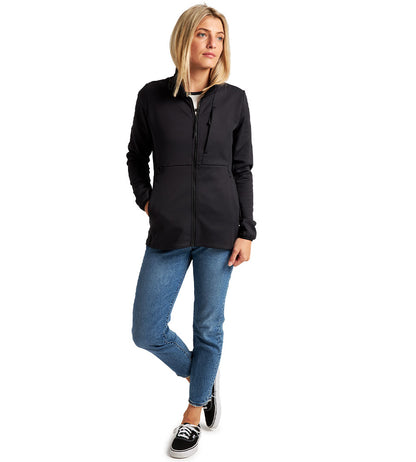 Burton Women's Multipath Full-Zip Fleece - True Black 2023