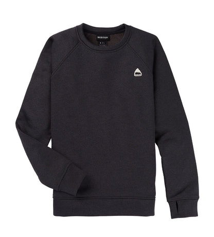 Burton Women's Oak Crewneck Fleece - True Black Heather 2023