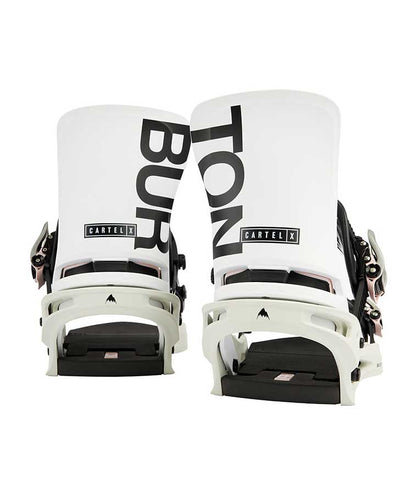 Burton Men's Cartel X Re:Flex Binding - White/Gray/Logo 2022