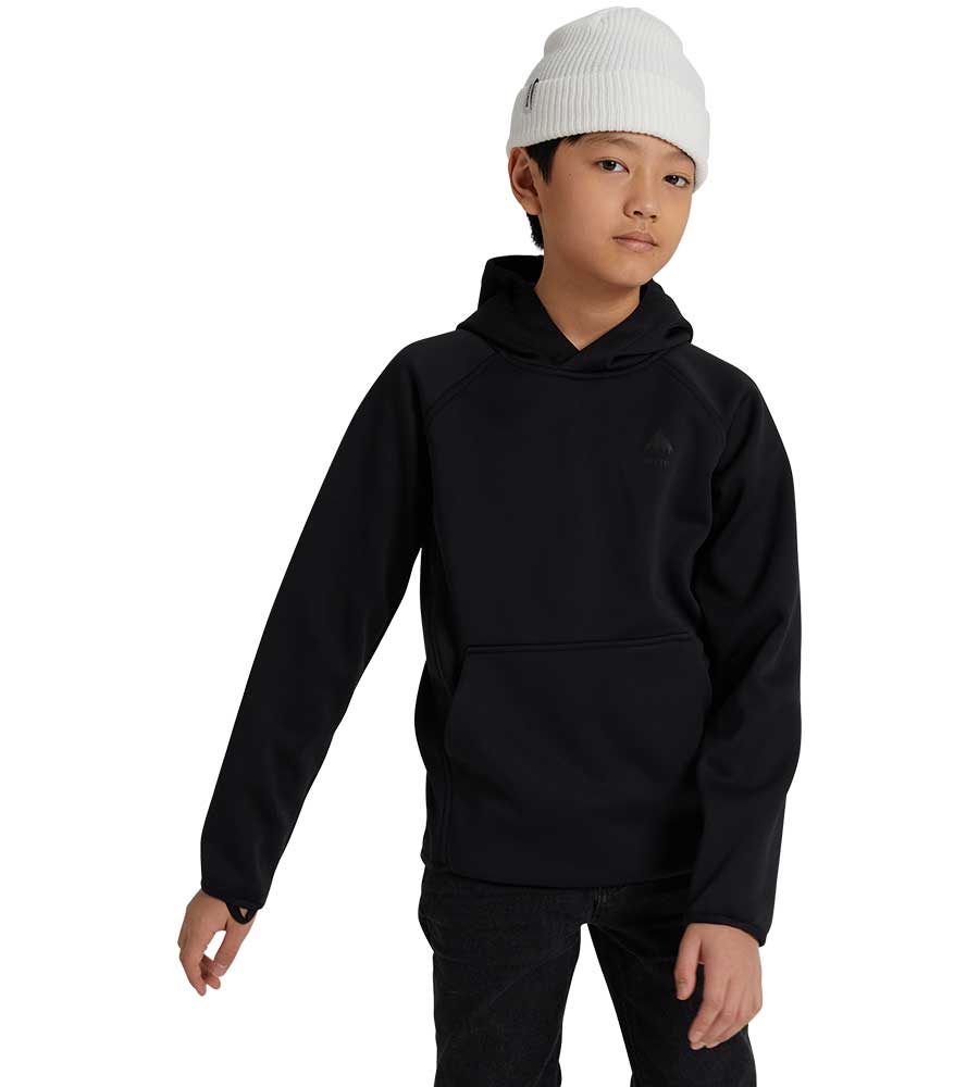 Burton Kids' Crown Weatherproof Pullover Fleece True Black 2022