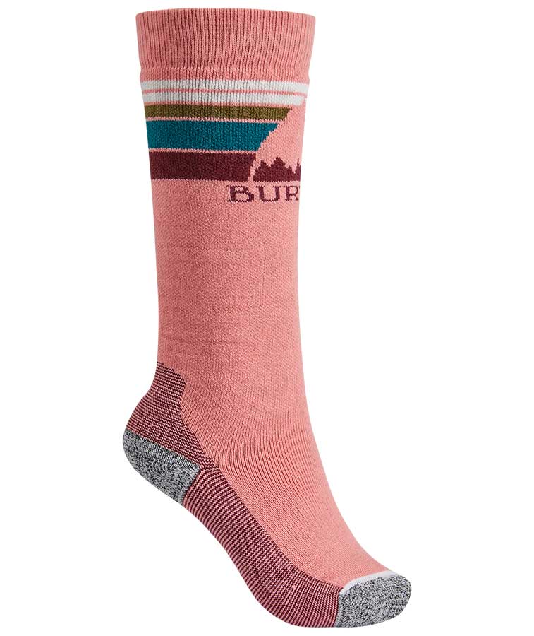 Burton Kids' Emblem Midweight Sock - Georgia Peach 2022