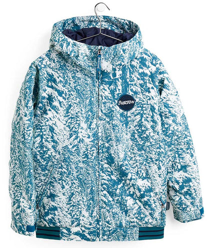 Burton Kids' Game Day Jacket - Blue Blotto Trees 2022